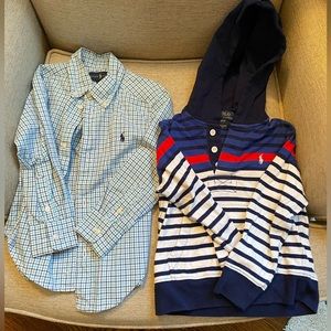 Lot of 2 Polo 3T Toddler Tops